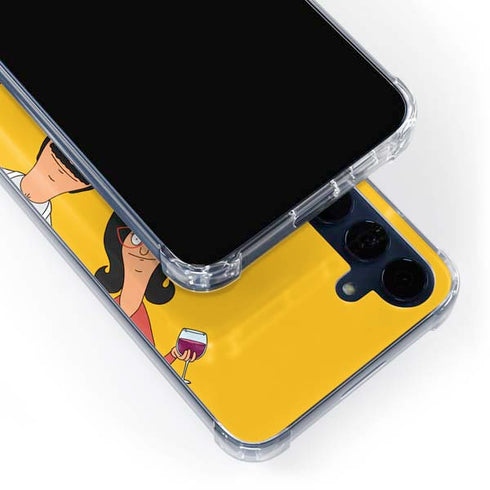 Bobs Burgers Stare Galaxy A35 5G Clear Case